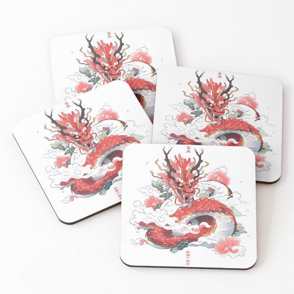 Artikelvorschau, Tattoo Style Dragon entworfen und verkauft von Lucy Goosy Art.