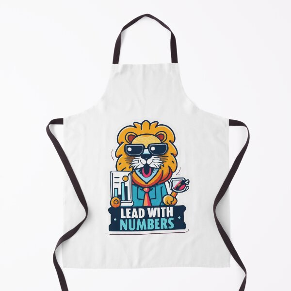 Item preview, Lead with Numbers - Lion and Financial Charts designed and sold by NiftyWrx.