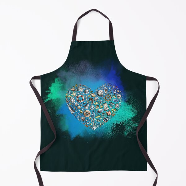 Item preview, Nautical Themed Heart Graphic Design designed and sold by Iiswaz.