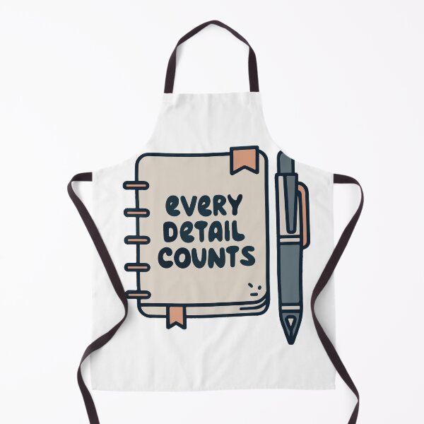 Item preview, Every Detail Counts - Accounting Ledger & Pen Line Art designed and sold by NiftyWrx.