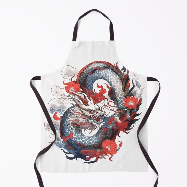 Artikelvorschau, Tattoo Style Dragon entworfen und verkauft von Lucy Goosy Art.