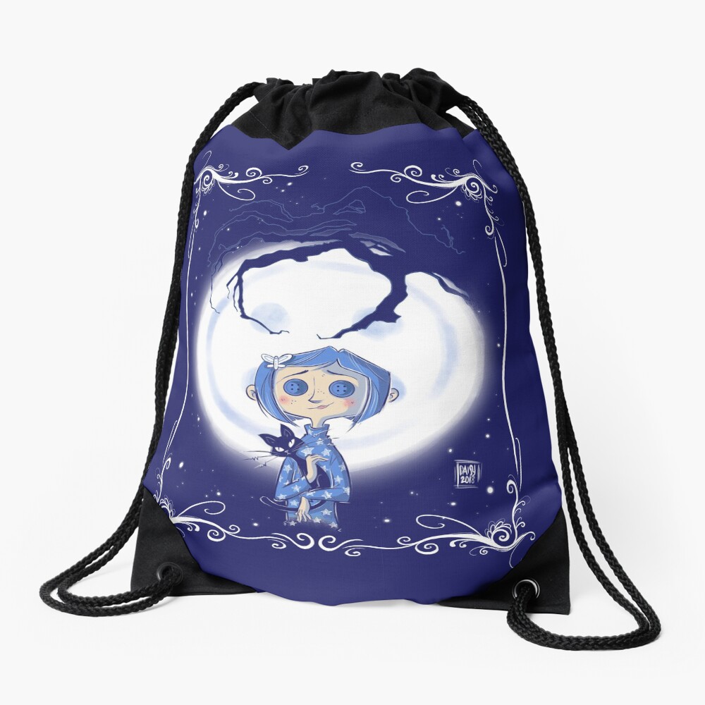 Be careful what you wish for. Drawstring Bag