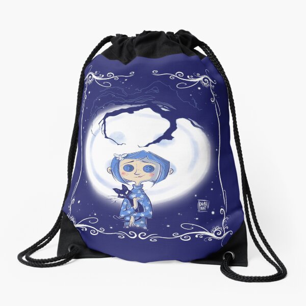 Be careful what you wish for. Drawstring Bag