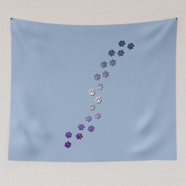 Item preview, Pawsitivily Adorable Butch Pride Flag Paw Prints, Butch Pride Design designed and sold by Travelslightly.