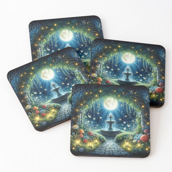 Item preview, Moonlight magic in the secret garden designed and sold by Cerberus-Art.
