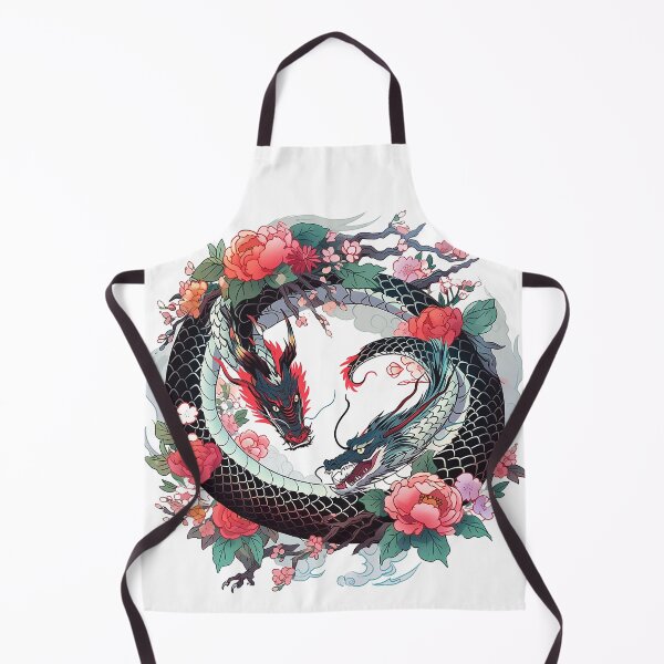Item preview, Tattoo Style Dragon designed and sold by Lucy Goosy Art.