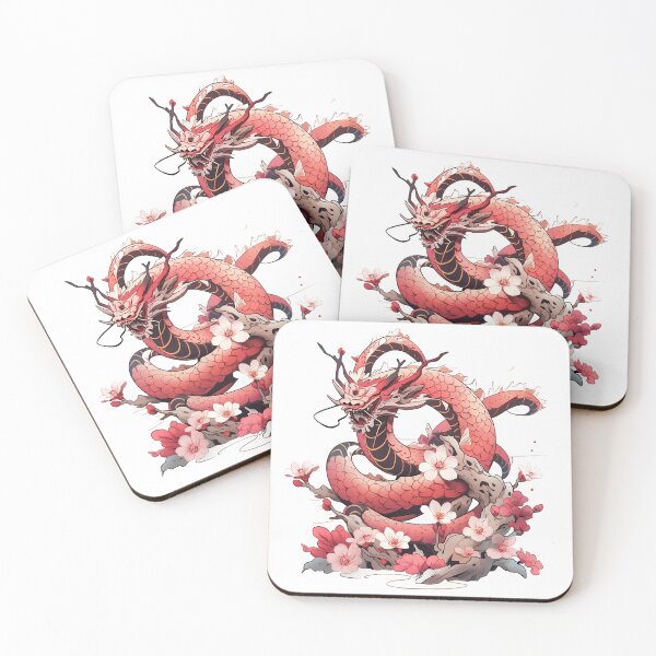 Item preview, Tattoo Style Dragon designed and sold by Lucy Goosy Art.