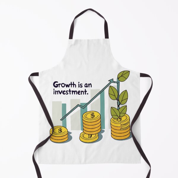 Item preview, Investment Growth Bar Chart Coin Stack Design designed and sold by NiftyWrx.
