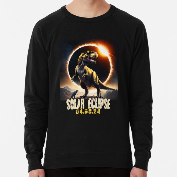 Item preview, Total Solar Eclipse T-rex April 8 2024 Solar Eclipse designed and sold by PATTERN-ZART.