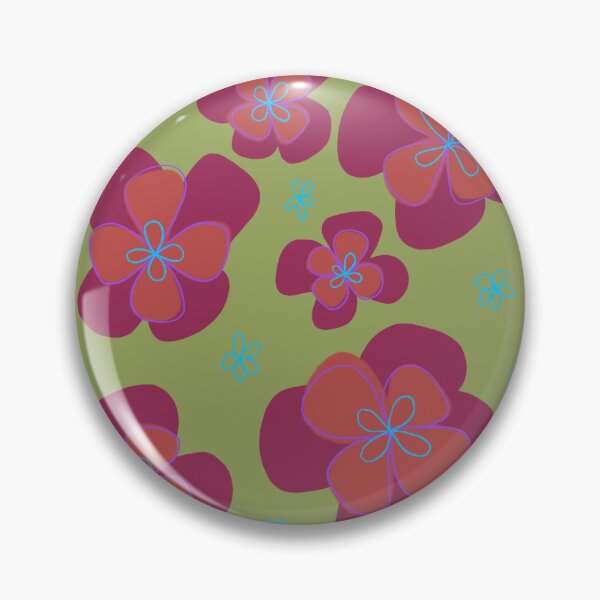 Artikelvorschau, Groovy Blumen entworfen und verkauft von PatternsbyHat.