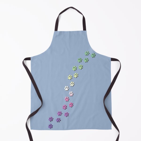 Item preview, Pawsitivily Adorable Genderfae Pride Flag Paw Prints, Genderdoe Pride Design, fae faer genderfaunet designed and sold by Travelslightly.