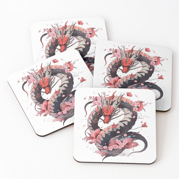 Item preview, Tattoo Style Dragon designed and sold by Lucy Goosy Art.