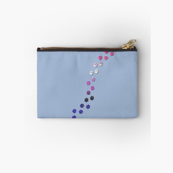 Item preview, Pawsitivily Adorable Genderfluid Pride Flag Paw Prints, Genderfluid Pride Design designed and sold by Travelslightly.