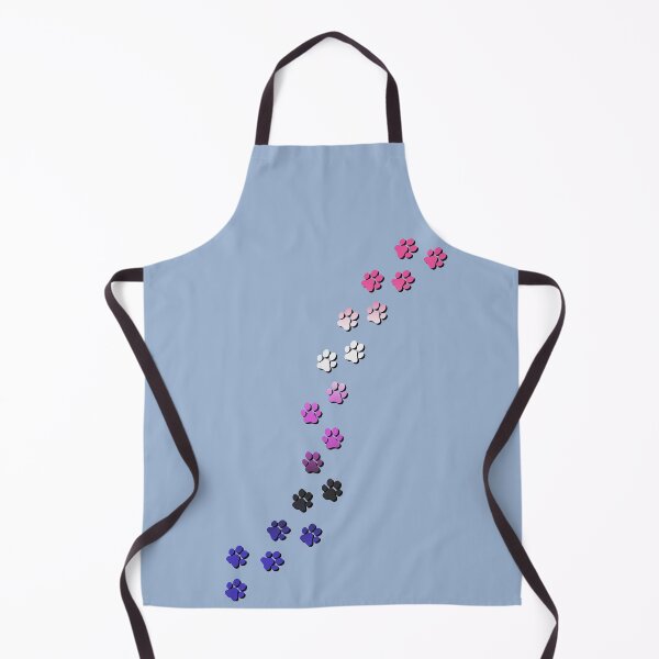 Item preview, Pawsitivily Adorable Genderfluid Pride Flag Paw Prints, Genderfluid Pride Design designed and sold by Travelslightly.