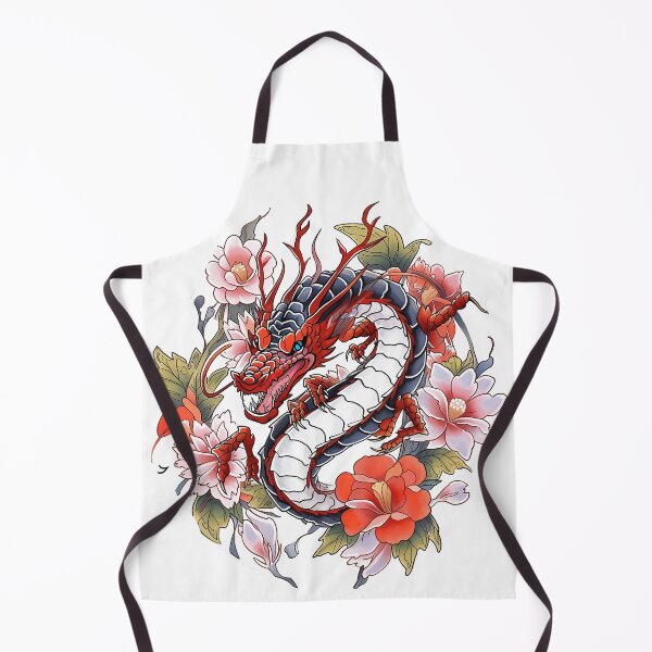 Artikelvorschau, Tattoo Style Dragon entworfen und verkauft von Lucy Goosy Art.