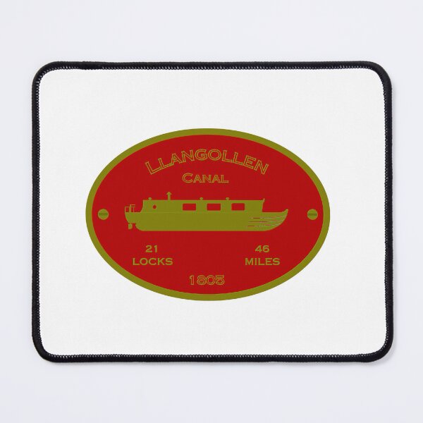 Item preview, Llangollen Canal (red) designed and sold by canal-arts.