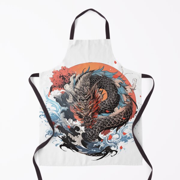 Item preview, Tattoo Style Dragon designed and sold by Lucy Goosy Art.