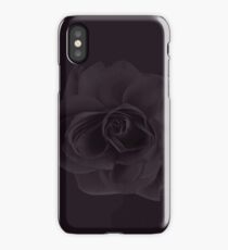 Dark vintage rose iPhone Case