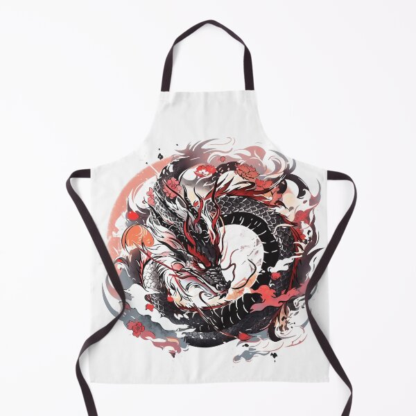 Item preview, Tattoo Style Dragon designed and sold by Lucy Goosy Art.