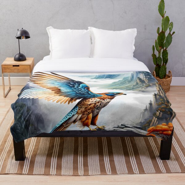 Item preview, Colourful Kestrel on Cliffs, Ai Generated Art  designed and sold by ACC .