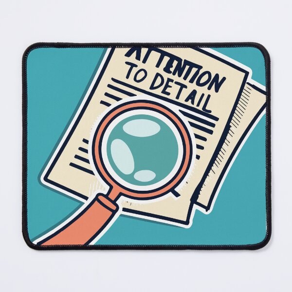 Item preview, Attention to Detail - Comic Style Magnifying Glass & Contract designed and sold by NiftyWrx.