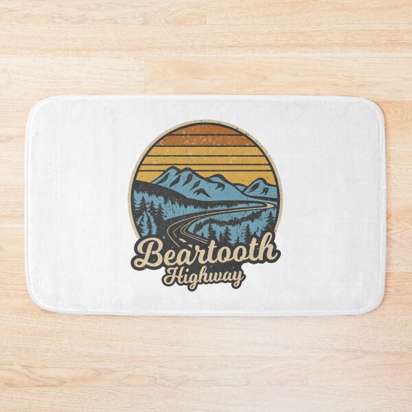 Item preview, Beartooth Highway Montana Wyoming Retro designed and sold by Esskay Designs.