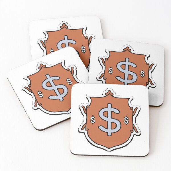 Item preview, Heraldic Shield with Dollar Emblem designed and sold by NiftyWrx.