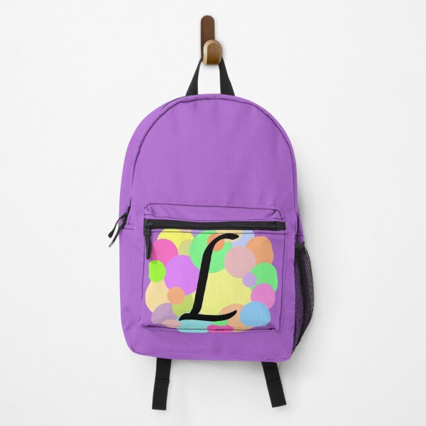 Item preview, Colorful Pastel Bubbles Upper Case Letter L Monogram designed and sold by MGonline.