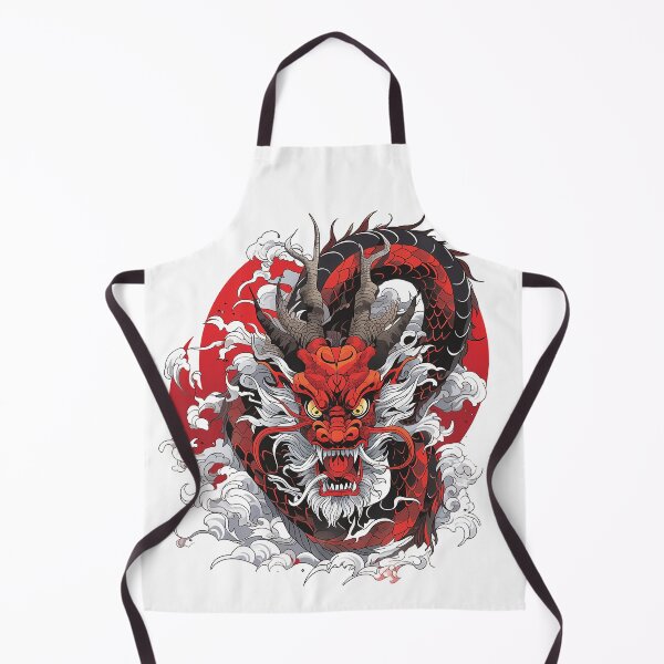 Item preview, Tattoo Style Dragon designed and sold by Lucy Goosy Art.