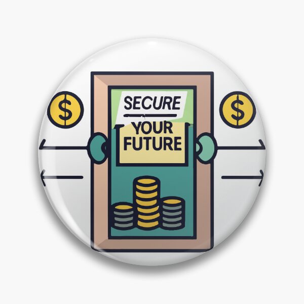 Item preview, Secure Your Future Vault Design designed and sold by NiftyWrx.