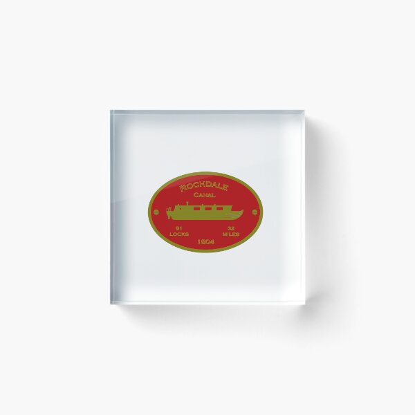 Item preview, Rochdale Canal (red) designed and sold by canal-arts.