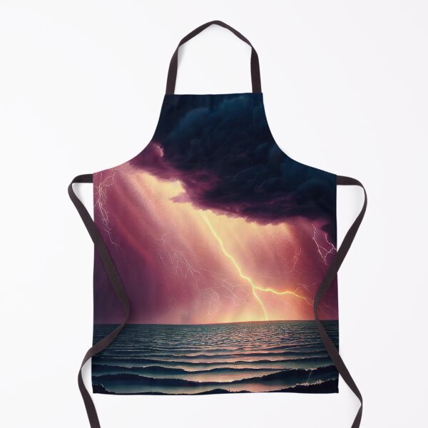 Item preview, Thunderstorm by the sea designed and sold by FlowersColorful.
