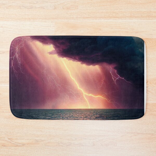 Item preview, Thunderstorm by the sea designed and sold by FlowersColorful.