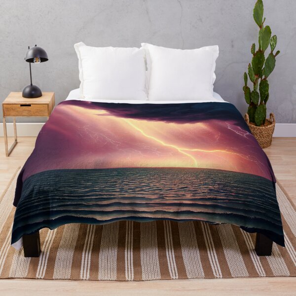 Item preview, Thunderstorm by the sea designed and sold by FlowersColorful.