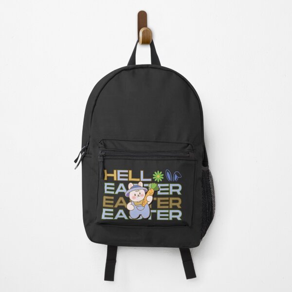 Item preview, Hello Easter Cute Doodle Bunny holding Carrot Design designed and sold by Raise2Shine.