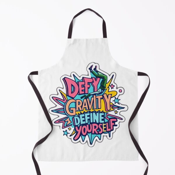 Item preview, Defy Gravity, Define Yourself - Acrobatic Sports Sticker designed and sold by NiftyWrx.