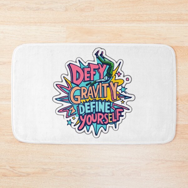 Item preview, Defy Gravity, Define Yourself - Acrobatic Sports Sticker designed and sold by NiftyWrx.