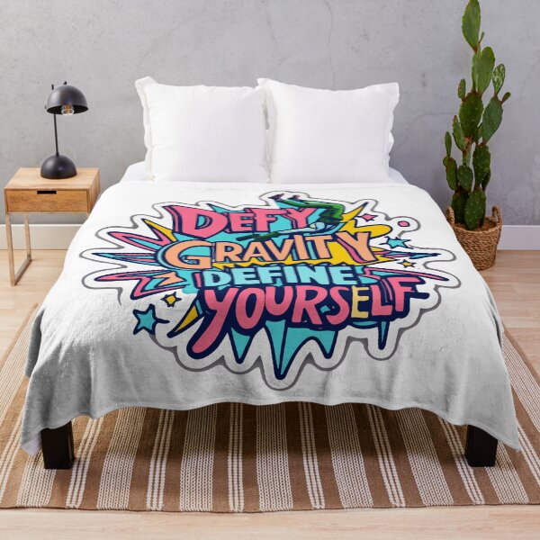 Item preview, Defy Gravity, Define Yourself - Acrobatic Sports Sticker designed and sold by NiftyWrx.