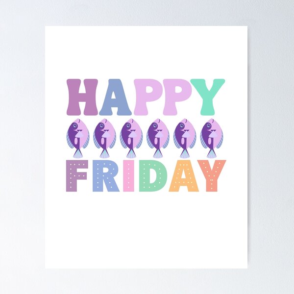 Item preview,  Happy fish Friday designed and sold by BritishDelights.