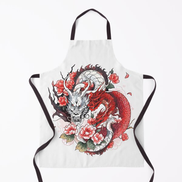 Item preview, Tattoo Style Dragon designed and sold by Lucy Goosy Art.