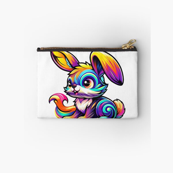 Item preview, Multicolored rabbit designed and sold by lu-print-design.