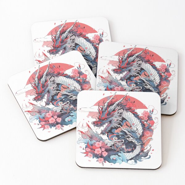 Artikelvorschau, Tattoo Style Dragon entworfen und verkauft von Lucy Goosy Art.