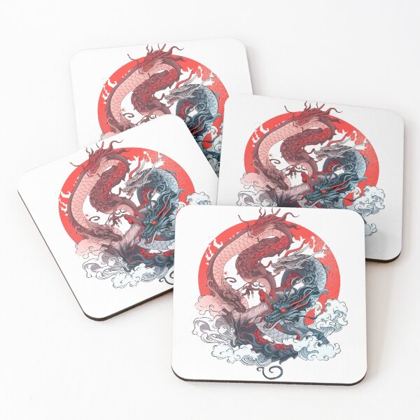 Artikelvorschau, Tattoo Style Dragon entworfen und verkauft von Lucy Goosy Art.