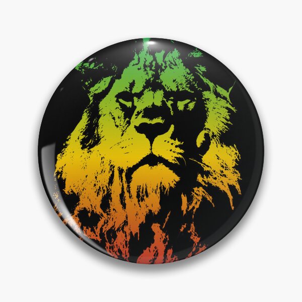 Artikelvorschau, Rasta-Löwe von Juda, Löwenkopf entworfen und verkauft von HotHibiscus.