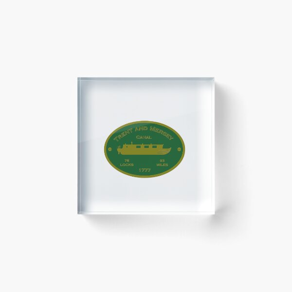 Item preview, Canal de Trent y Mersey (verde) designed and sold by canal-arts.
