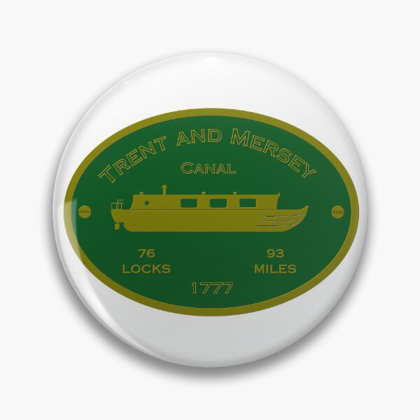 Item preview, Trent and Mersey Canal (green) designed and sold by canal-arts.