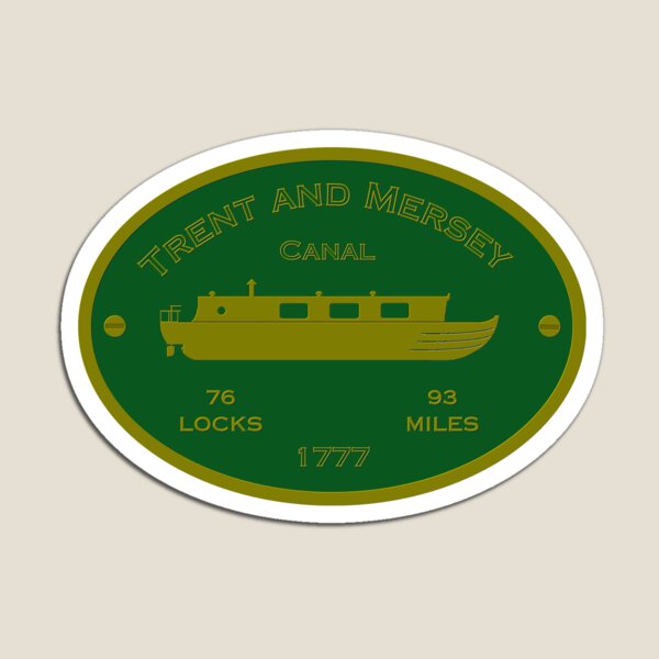 Item preview, Trent and Mersey Canal (green) designed and sold by canal-arts.
