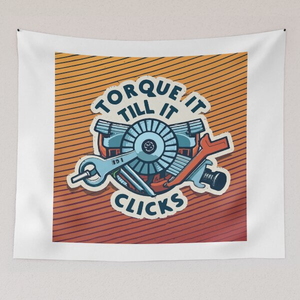 Item preview, Torque it till it Clicks - Aircraft Mechanic Comic Design designed and sold by NiftyWrx.