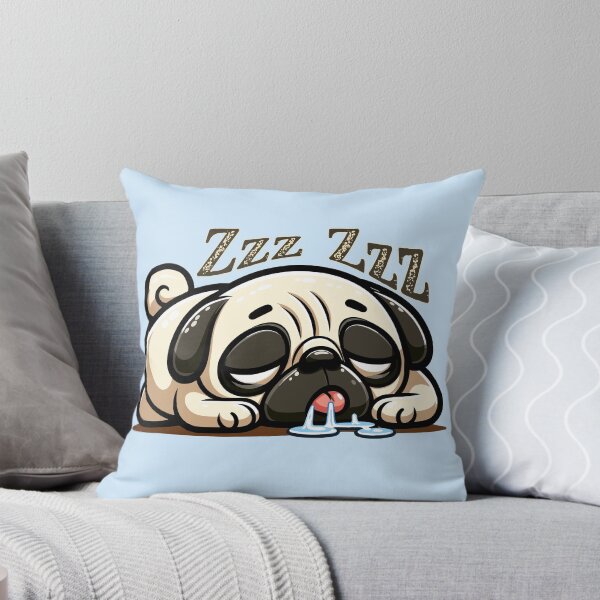 Item preview, Cute Pug Snoring, Pug Sleeping and Pug Drooling designed and sold by merchloh128.
