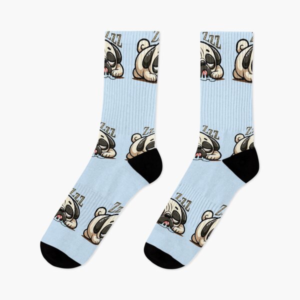 Item preview, Cute Pug Snoring, Pug Sleeping and Pug Drooling designed and sold by merchloh128.